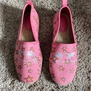 Authentic Coach flat espadrille.